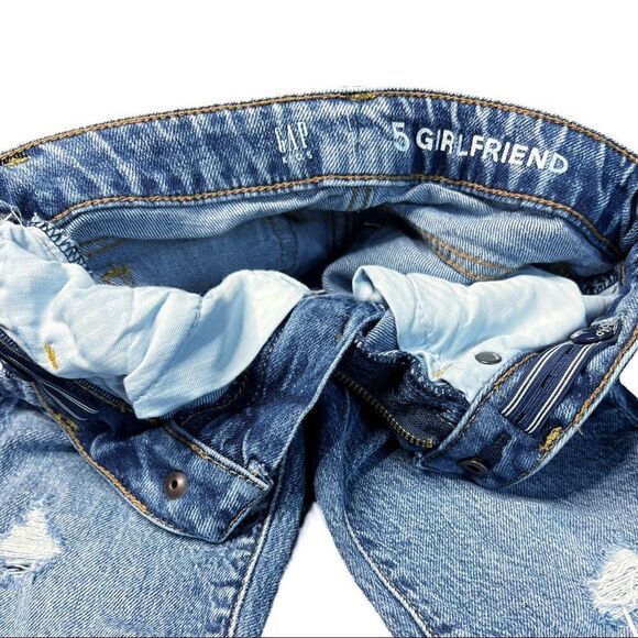 Gap Kids Distressed Girlfriend Jeans - Picture 3 of 9